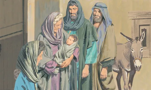 Elisabeth and family with baby