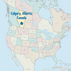 Map of North America