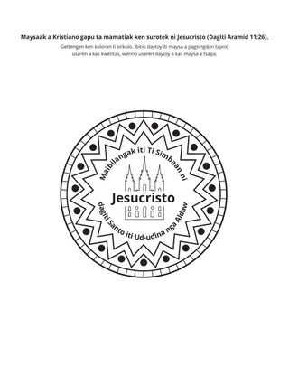 panid ti aktibidad: maysaak a Kristiano