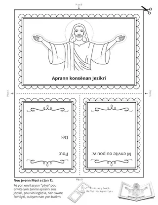 paj aktivite: aprann konnen Jezikri