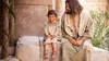 Jesus talking with a young boy