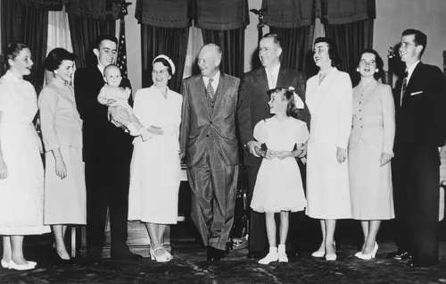 Bensons with Eisenhower