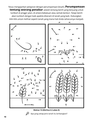 Parable of the Sower coloring page