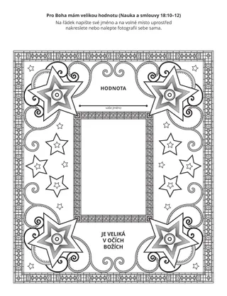 stránka s činnostmi pro děti