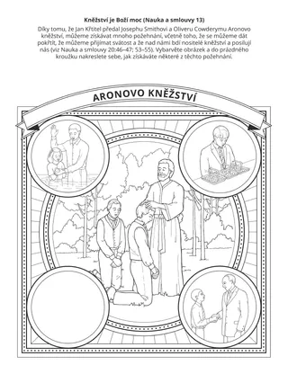 stránka s činností pro děti