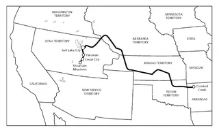 mapa, kanlurang U.S.