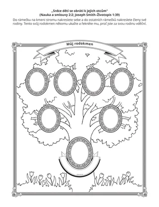 stránka s činností pro děti