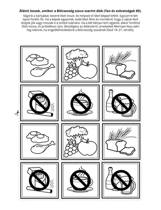 tevékenységi oldal: Jézus Krisztus a világ világossága és élete