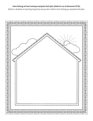 ektiviti pes bilong ol pikinini