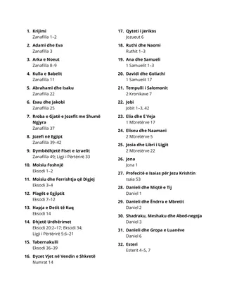 Table of Contents coloring page