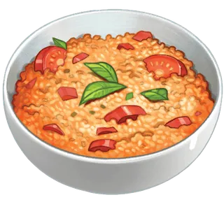 A bowl of tomato rice
