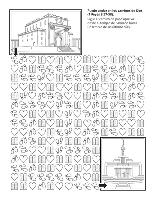 Hoja de actividades: Puedo andar en los caminos de Dios