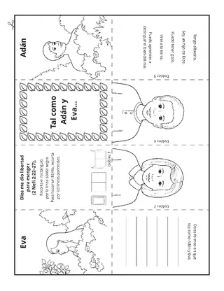 Hoja de actividades: Tal como Adán y Eva, tengo albedrío
