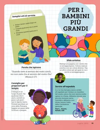 Page from the July 2022 Friend Magazine.