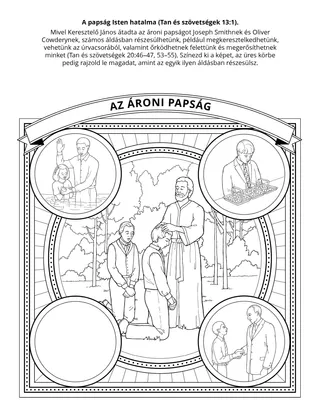 tevékenységi oldal: a papság Isten hatalma