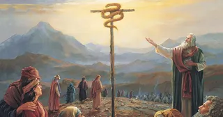 Moses and the brass serpent