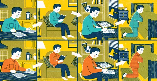 study, read, review, pray