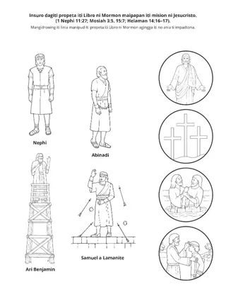panid ti aktibidad: Impaneknek dagiti propeta ti Libro ni Mormon ti maipapan ken ni Jesucristo