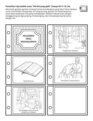 Halaman kegiatan Pratama: Pemulihan Injil adalah “keajaiban yang menakjubkan”