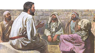 He tells them to teach others