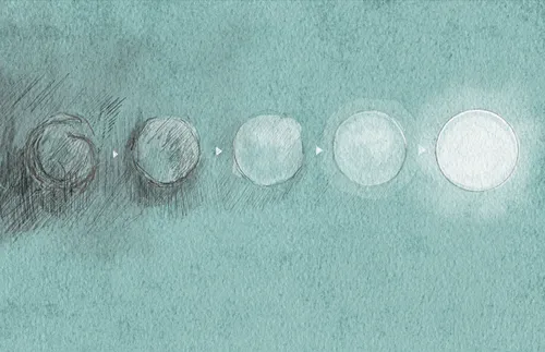 illustration depicting progression