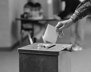Casting a ballot