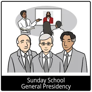 Sunday School General Presidency gospel symbol
