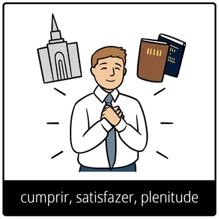 cumprir, satisfazer, plenitude — símbolo do evangelho