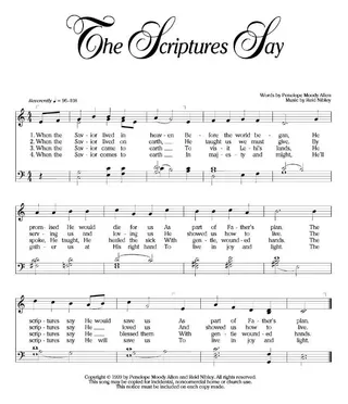 Music, The Scriptures Say