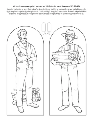 ektiviti pes bilong ol pikinini