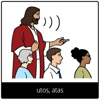 simbolo ng ebanghelyo para sa utos, atas