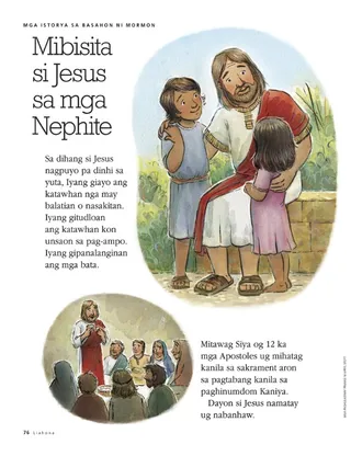 Jesus visits the Nephites