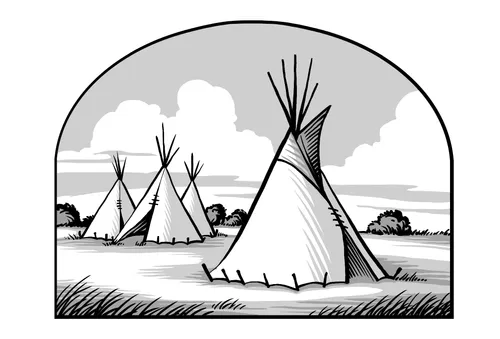 tepee encampment