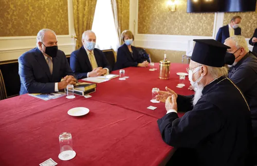 Church leaders with His Holiness Patriarch Bartholomew