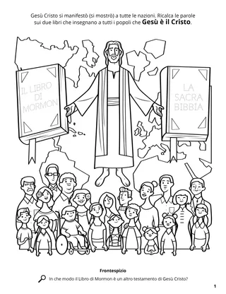 The Book of Mormon: Another Testament of Jesus Christ coloring page