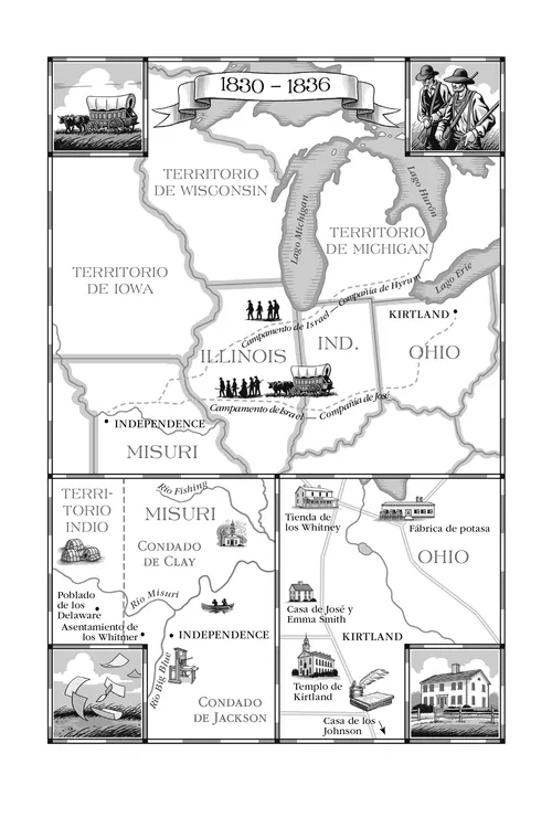 mapa del medio oeste