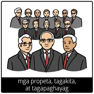 simbolo ng ebanghelyo para sa mga propeta, tagakita, at tagapaghayag