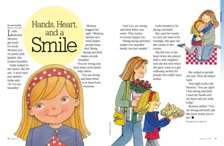 hands heart and a smile