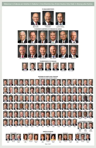 General Authority and General Officer chart