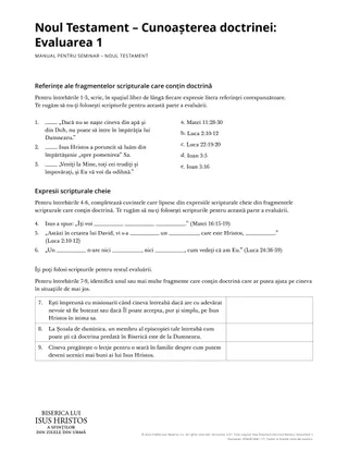 New Testament Seminary Teacher Manual - 2023