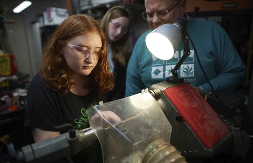 father and daughters