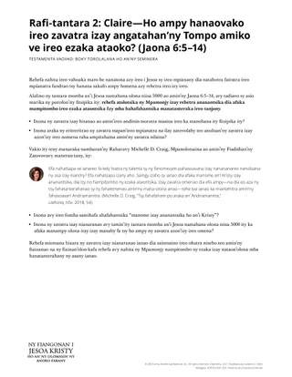 Handout on our Efforts