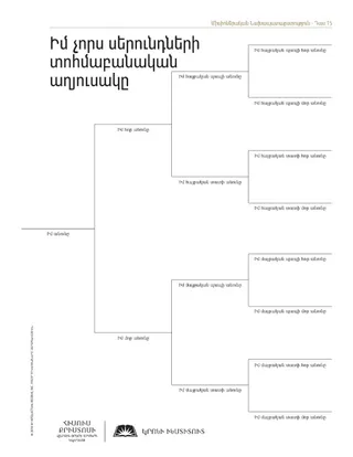 տոհմաբանական աղյուսակի օժանդակ նյութ