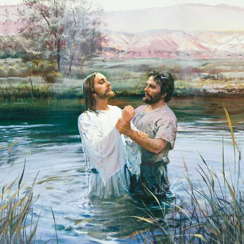 John baptizing Jesus