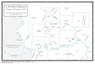 map, northwest Missouri