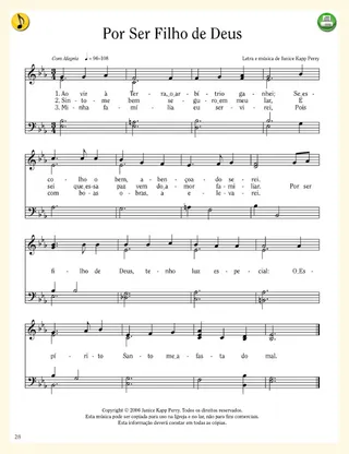 music, As a Child of God