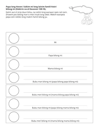 ektiviti peis bilong ol pikinini