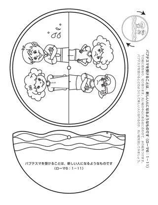 活動ページ：バプテスマを受けることは，新しい人になるようなものです