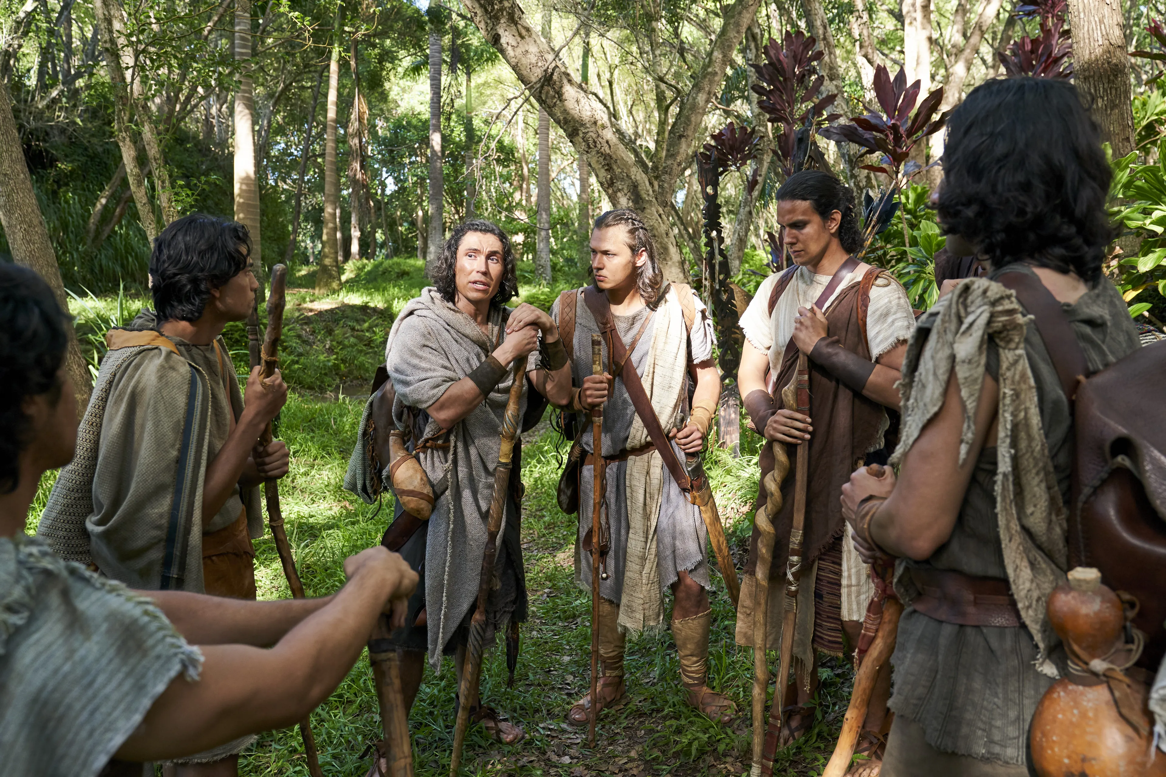 Ammon, son of Mosiah, speaks to his brethren as they prepare to preach to the Lamanites in the land of the Lamanites.