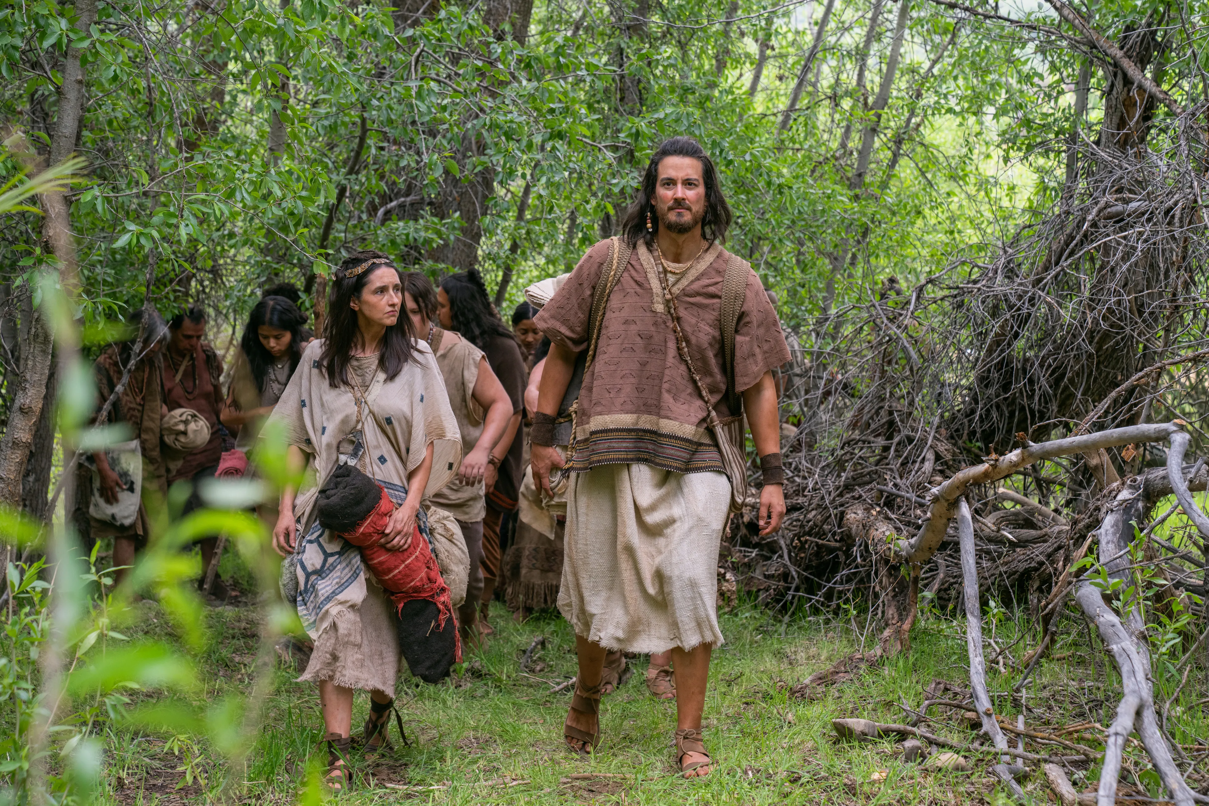 The people of Alma walk through the wilderness to escape the armies of King Noah.